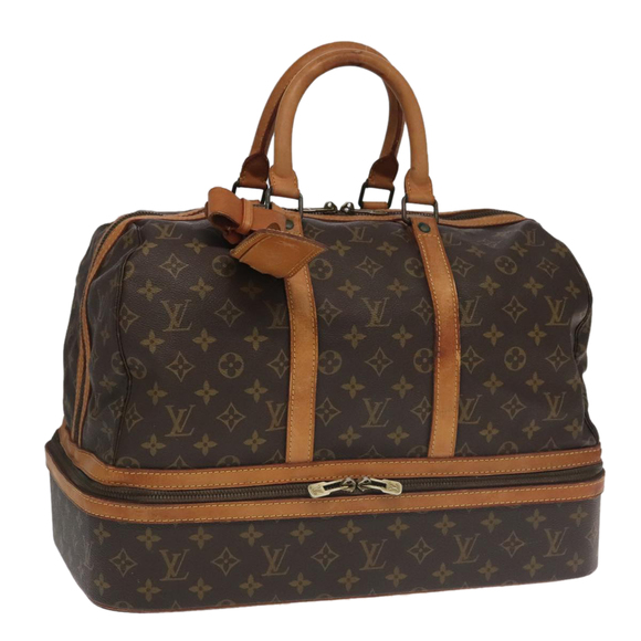 LOUIS VUITTON Monogram Sac Sports Boston Bag M41444 LV Auth 94751 - Picture 1 of 16
